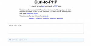 curl to php